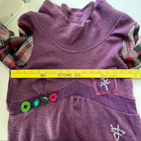 Bohemian Style “mixed” texture sweater dress - Picture 10 of 11